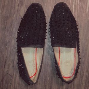 Authentic Lou Boutin Men’s spiked loafers